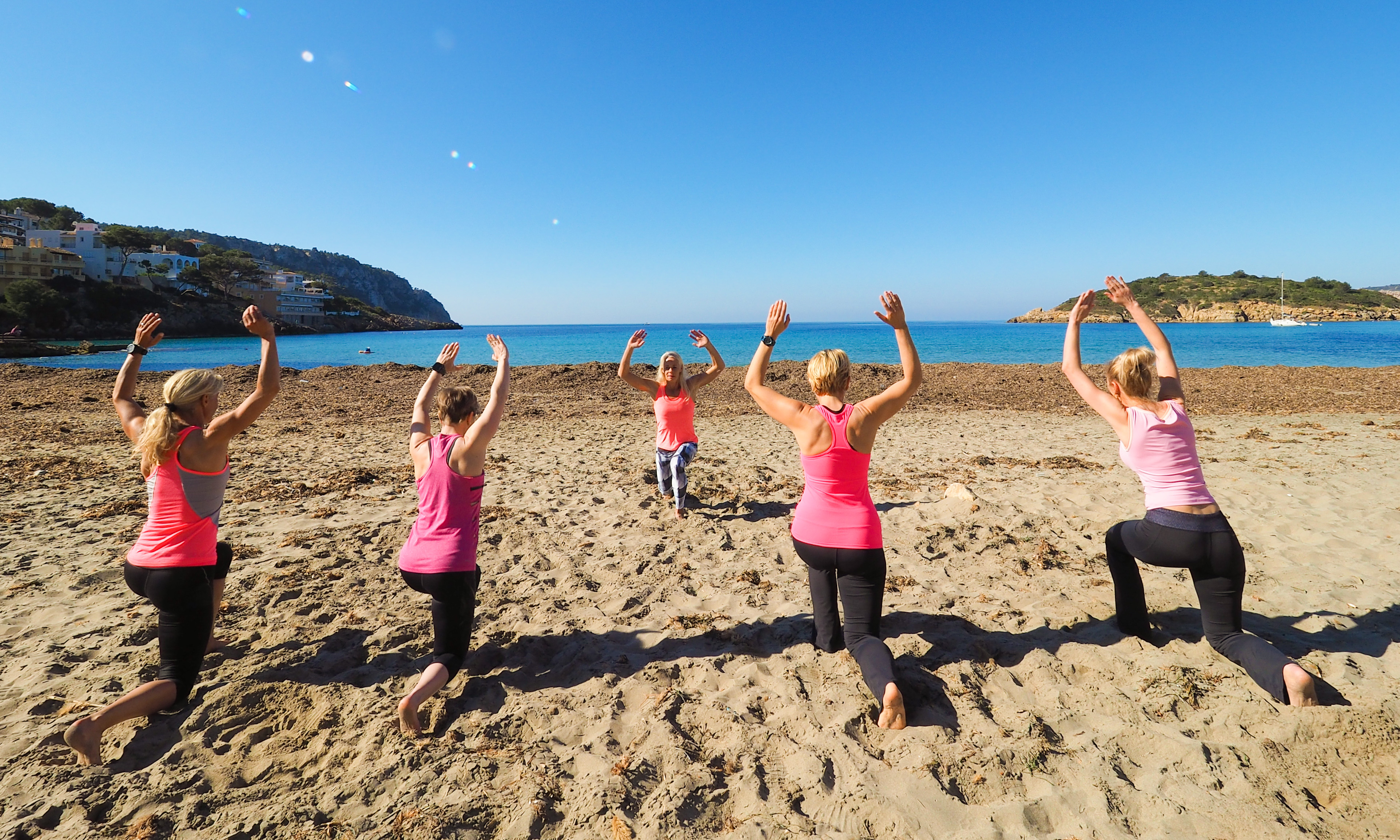 Fitness en la playa